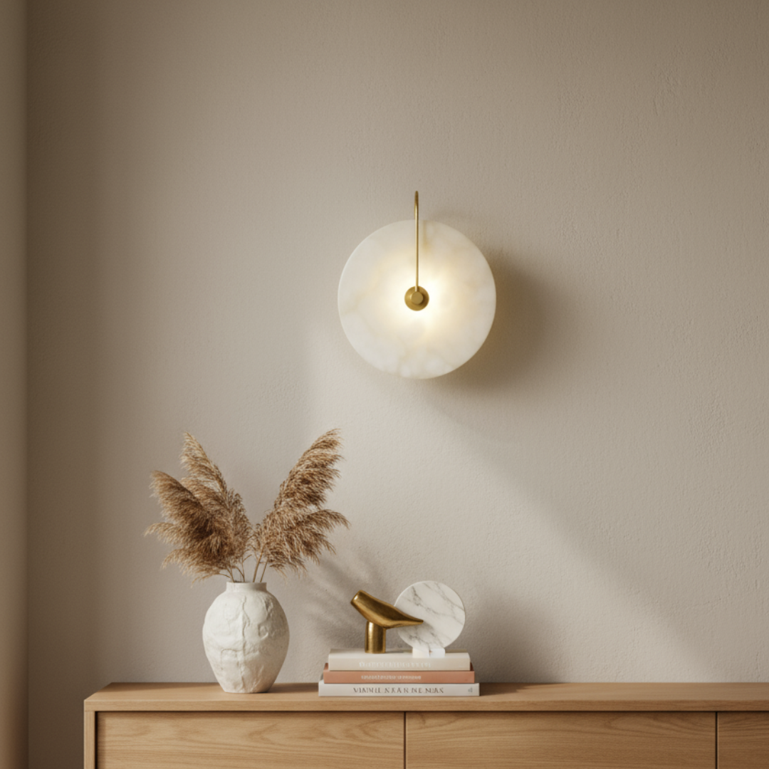 Wandleuchte Modernes Alabaster Design