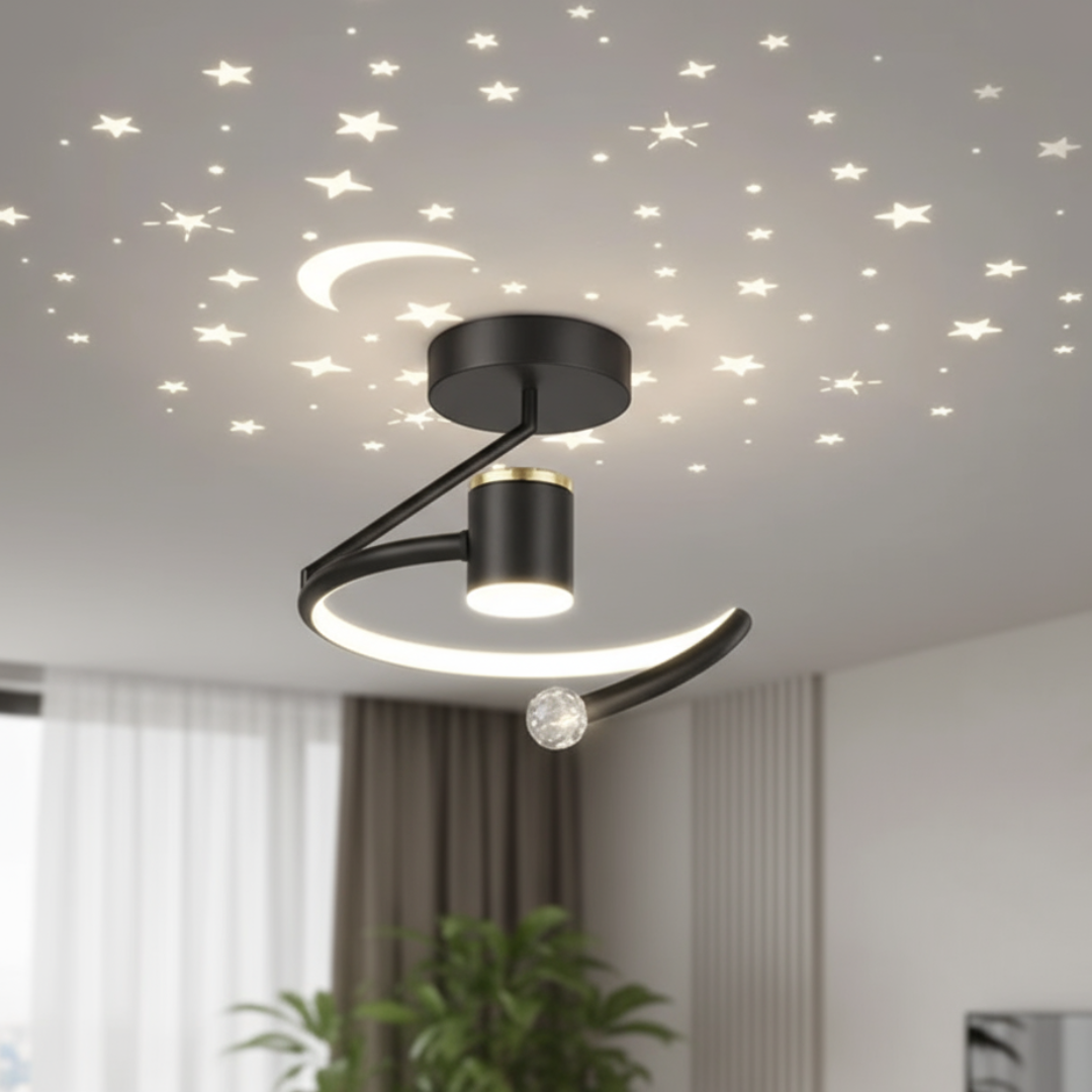 Deckenleuchte Modernes LED Design mit Sternprojektion